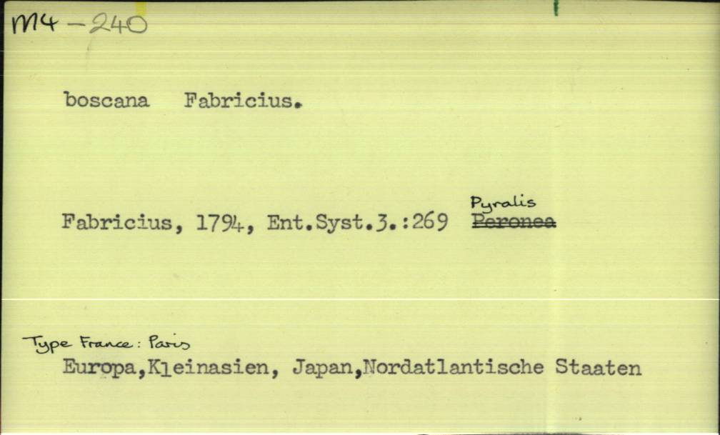 front of card